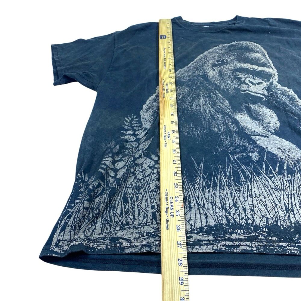 Vintage T Shirt Mens XL Black Atlanta Zoo Gorilla Nature Animals Y2K Graphic Tee - Picture 7 of 8